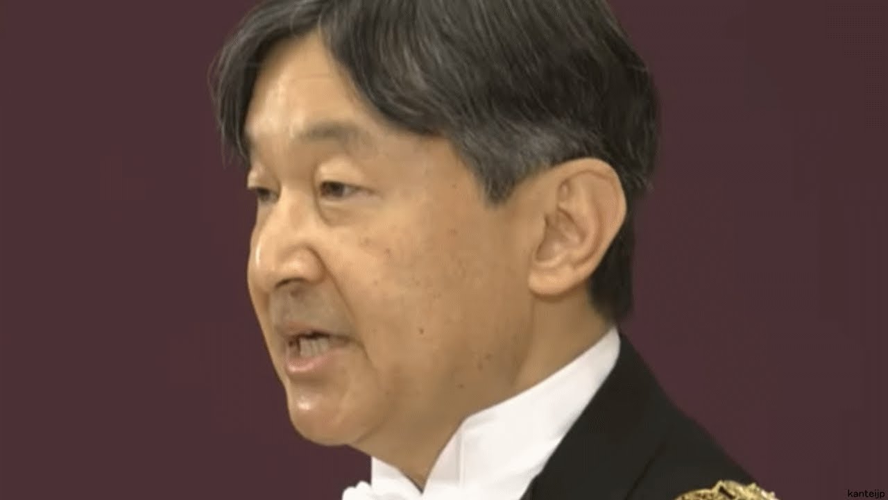 徳仁天皇陛下が初のお言葉 即位後朝見の儀 - YouTube