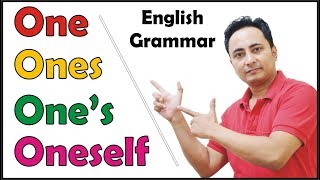 One Ones One's Oneself in English Grammar | Use of Indefinite Pronoun ONE by Spoken English Guru