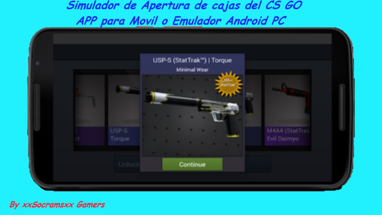 EZ Skins CS GO app Simulador para abrir cajas - YouTube