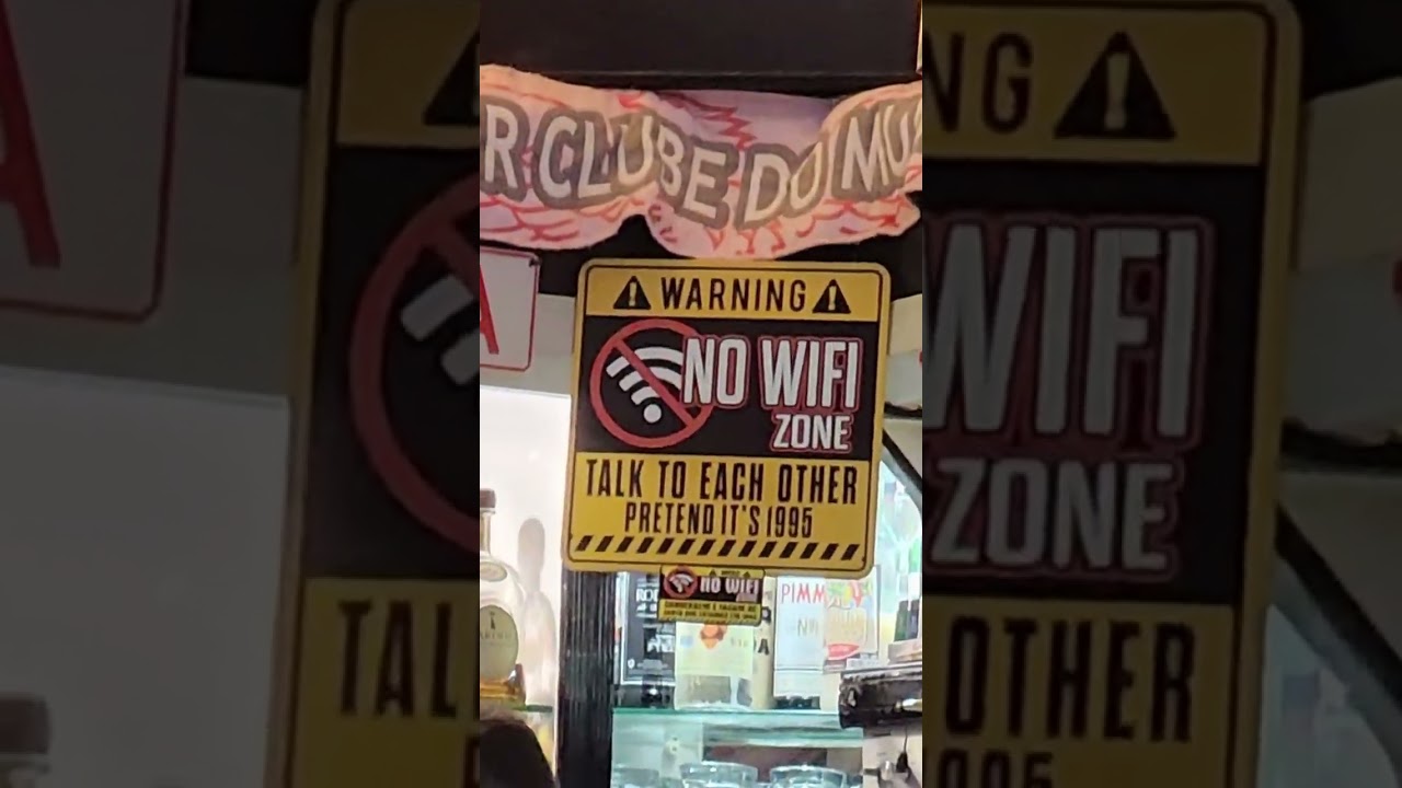 No WiFi allowed