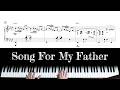 Song For My Father - advanced jazz piano arrangement with sheet music