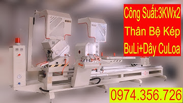 Máy cắt nhôm 2 đầu 08 phiên bản giá rẻ năm 2021