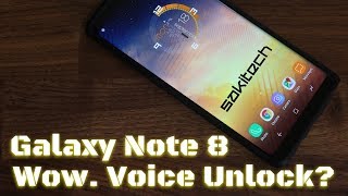 Unlock your Samsung Galaxy Note 8 using a Voice Password screenshot 2
