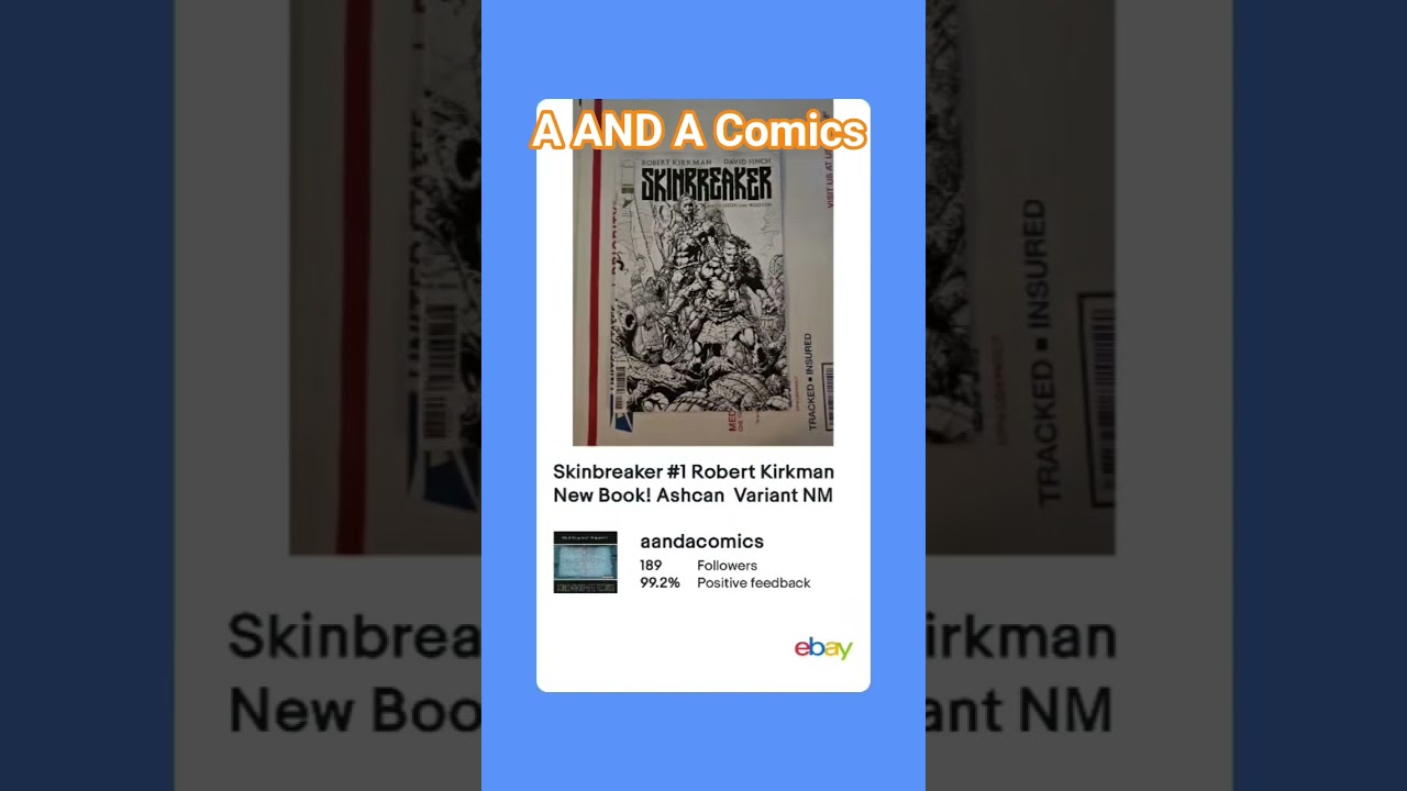 Skinbreaker #1 Robert Kirkman Ashcan Variant At A AND A Comics 