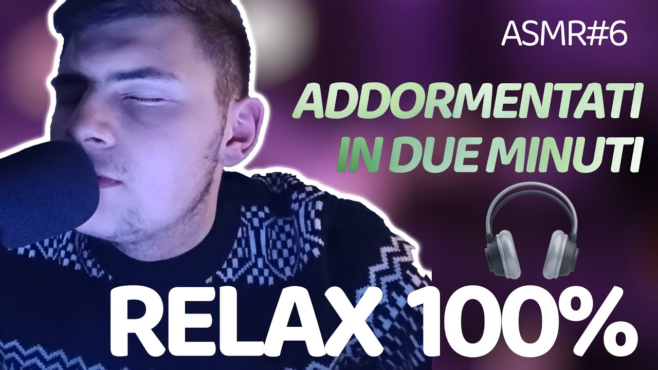 ASMR ITA|  SCOMMETTO CHE TI ADDORMENTERAI IN DUE MINUTI