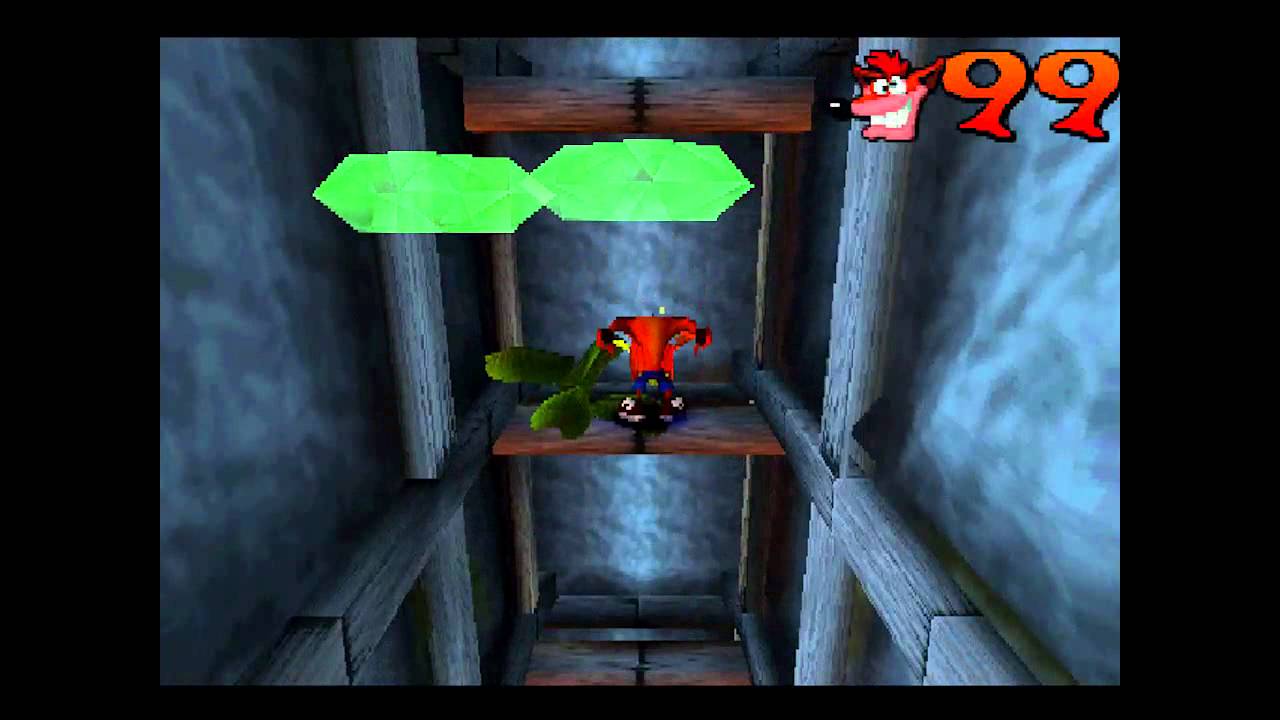 Crash Bandicoot 100 WrapUp Part 2 Jungle Rollers (Green Gem Platform) YouTube