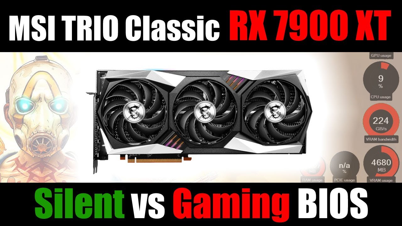 MSI Gaming Radeon RX 7900 XTX Gaming Trio Classic 24G 384-Bit HDMI/DP Torx  Fan 4 AMD RDNA 3 Graphics Card (RX 7900 XTX Gaming Trio Classic 24G)