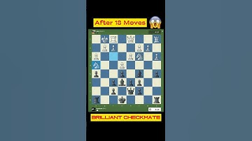 brilliant  checkmate #chessopenings #chesss #chessopeningtrap #chessgame