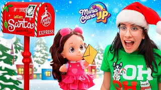 Maria Clara e JP escrevem para o Papai Noel e o visitam no Polo Norte! 🎁📫💌