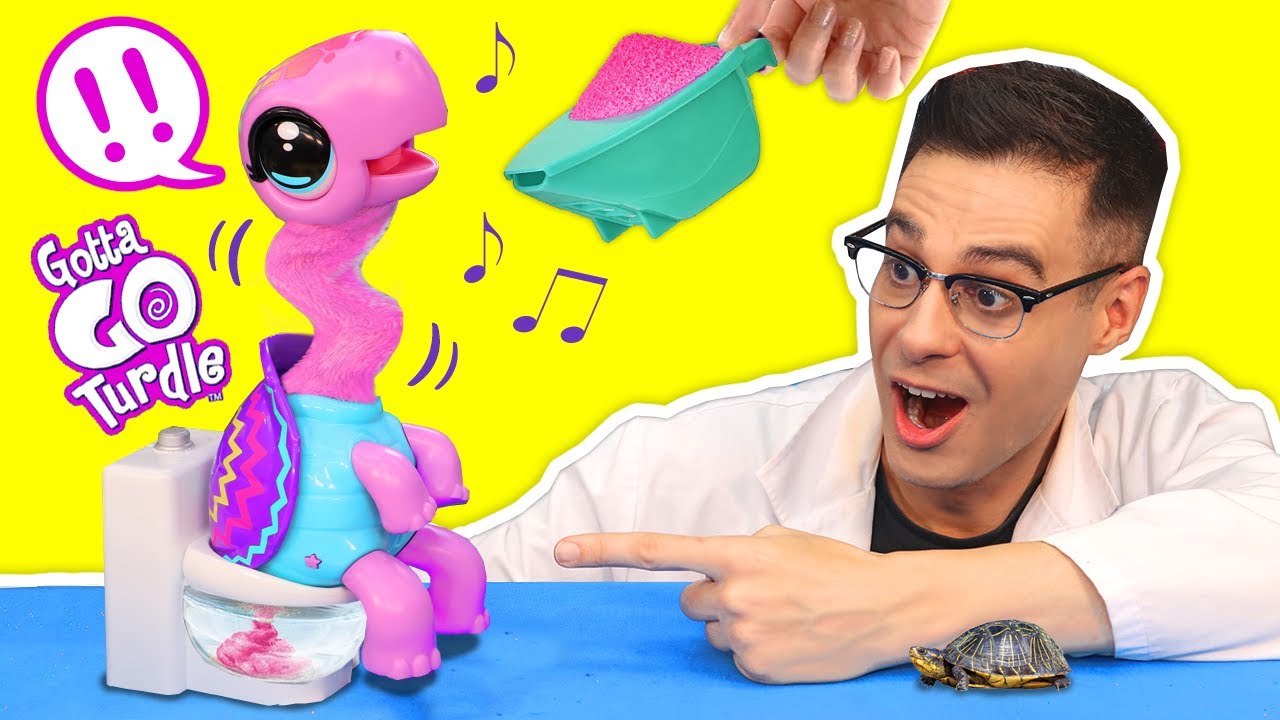 LA TORTUGA QUE HACE CAQUITA MÁGICA ¿Funciona? | JUGUETE Gotta Go Turdle | Curiosidades con Mike