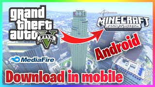 Como DESCARGAR e INSTALAR MAPA De GTA V para MINECRAFT. - 2021 HD