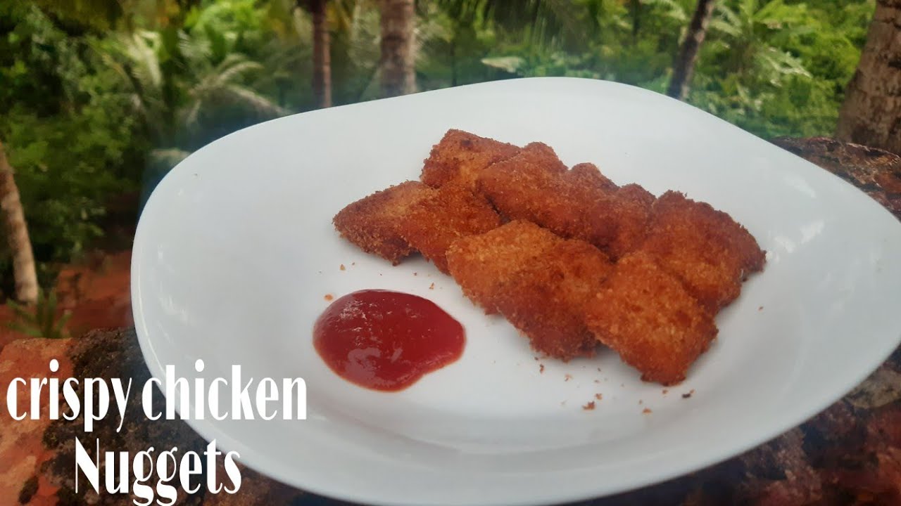 How to make crispy chicken nuggets nuggets recipe in malayalam YouTube