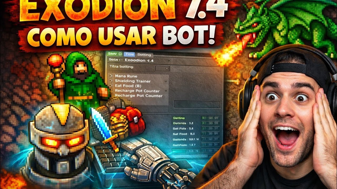 🔥 COMO CONFIGURAR BOT NO TIBIA EXODION 7.4 | GUIA COMPLETO - YouTube