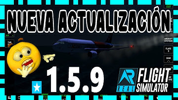 Nueva actualización 1.5.9 en Real Flight Simulator