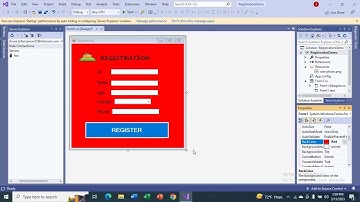 How to Create Registration Form in C# with SQL Database Using Visual Studio 2019 with Source Code