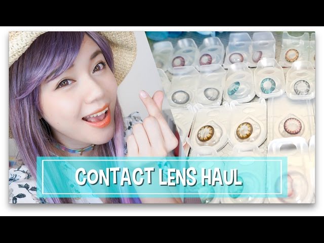 Fav. Contact Lens Haul【教學＋愛用款】 隱形眼鏡怎麼選｜沛莉 Peri