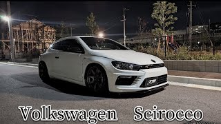 Volkswagen　Scirocco#volkswagen #scirocco #フォルクスワーゲン #シロッコ #当て逃げ #修理 #板金塗装