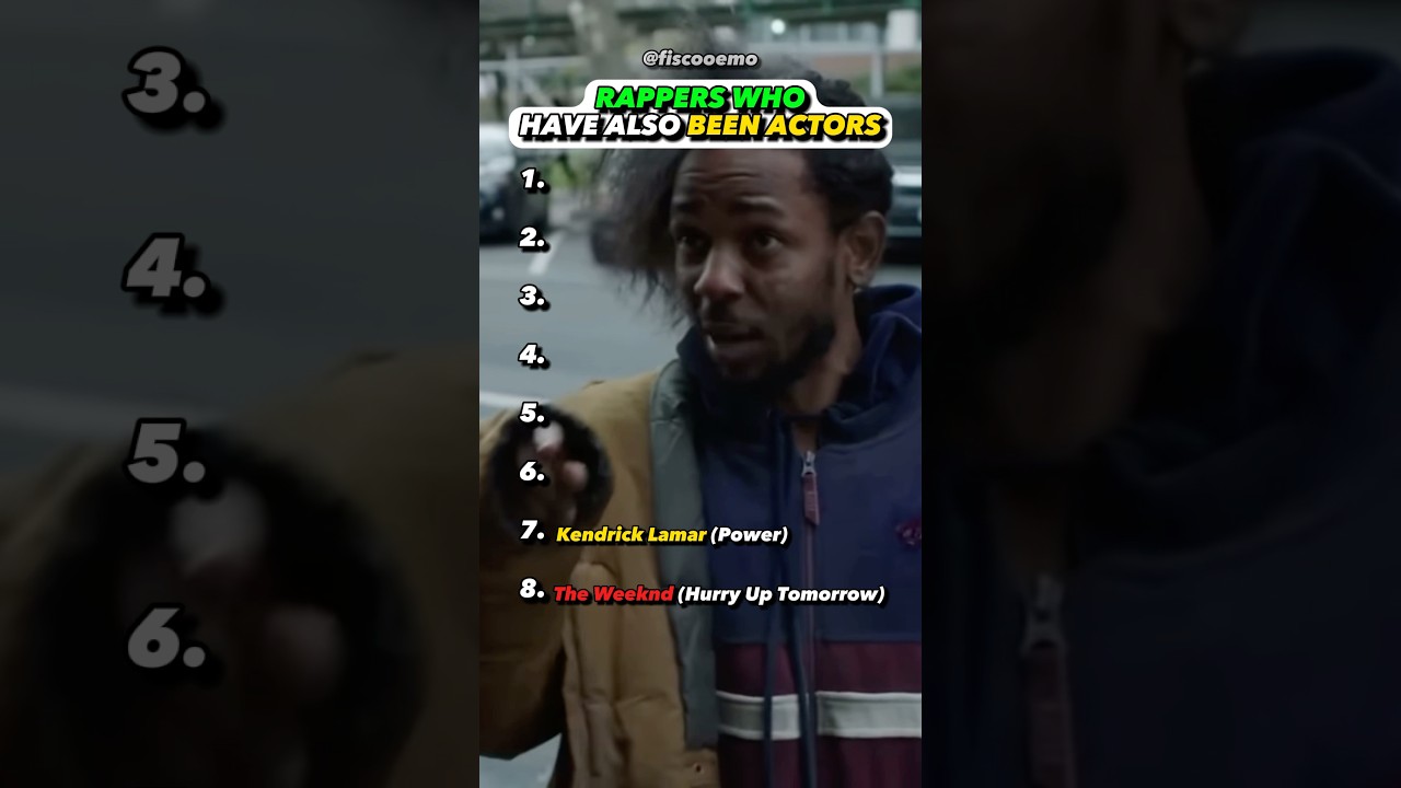 Rappers Who Have Been ACTORS