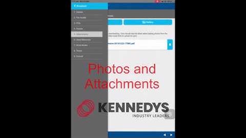 How to add and see Photo and attachments in Simpro Connect