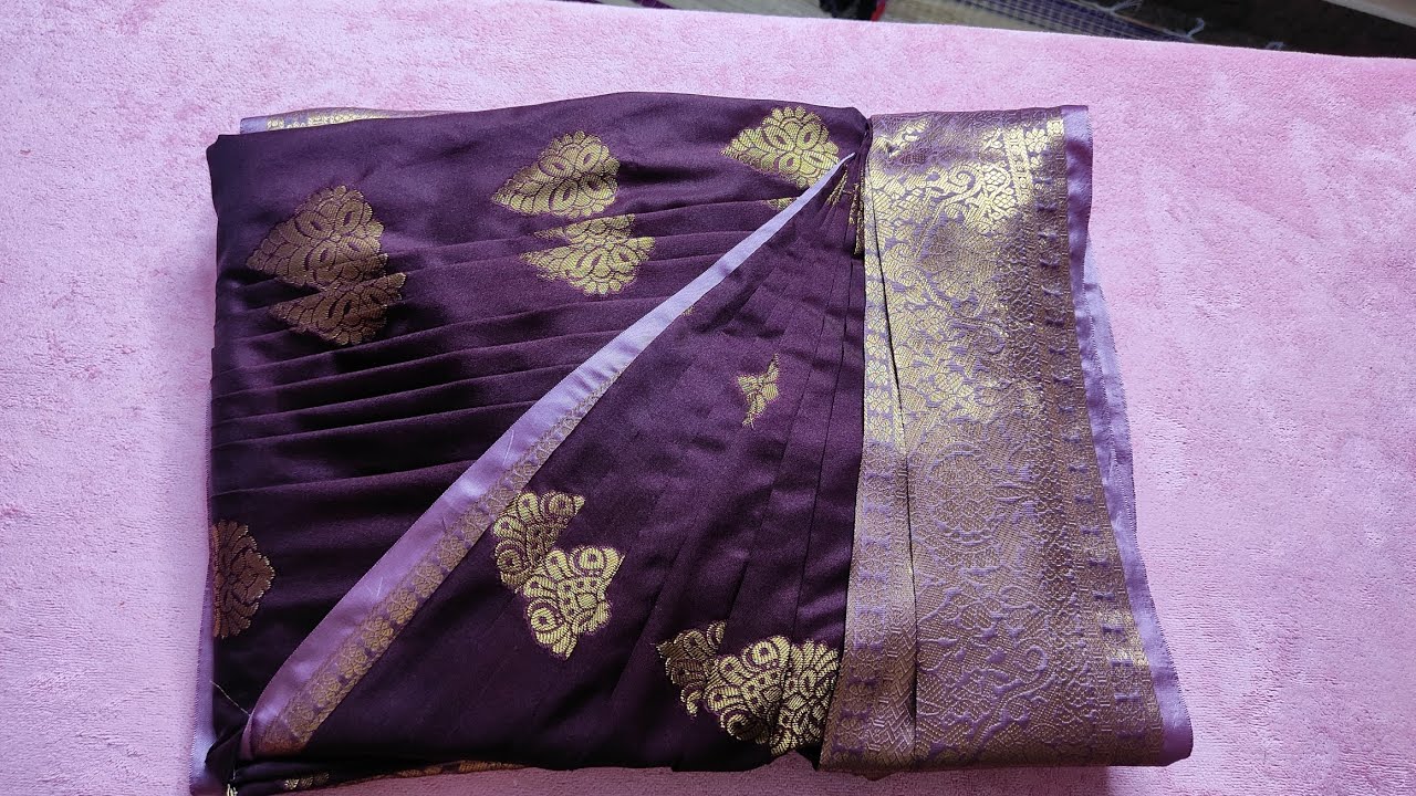 Soft Silk Saree Prepleating service @Maayasstudio bridal service booking dm