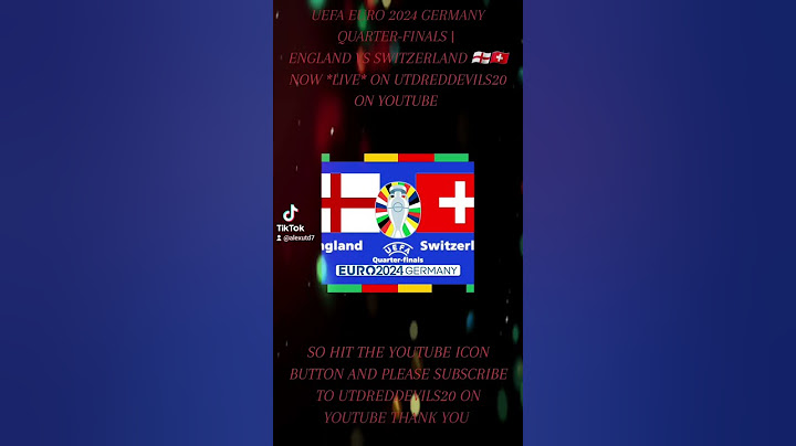 UEFA EURO 2024 QUARTER-FINALS | ENGLAND VS SWITZERLAND NOW *LIVE* ON YOUTUBE 🏴󠁧󠁢󠁥󠁮󠁧󠁿🇨🇭