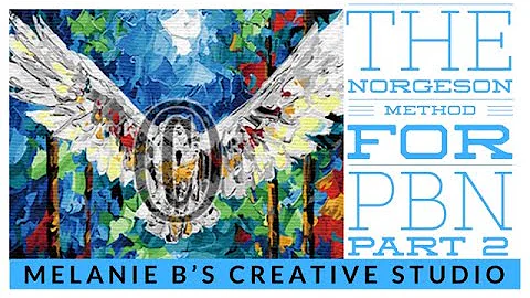 The Norgeson Method for Paint by Numbers PBN - Part 2 Tutorial Tips & Techniques for Adding Texture