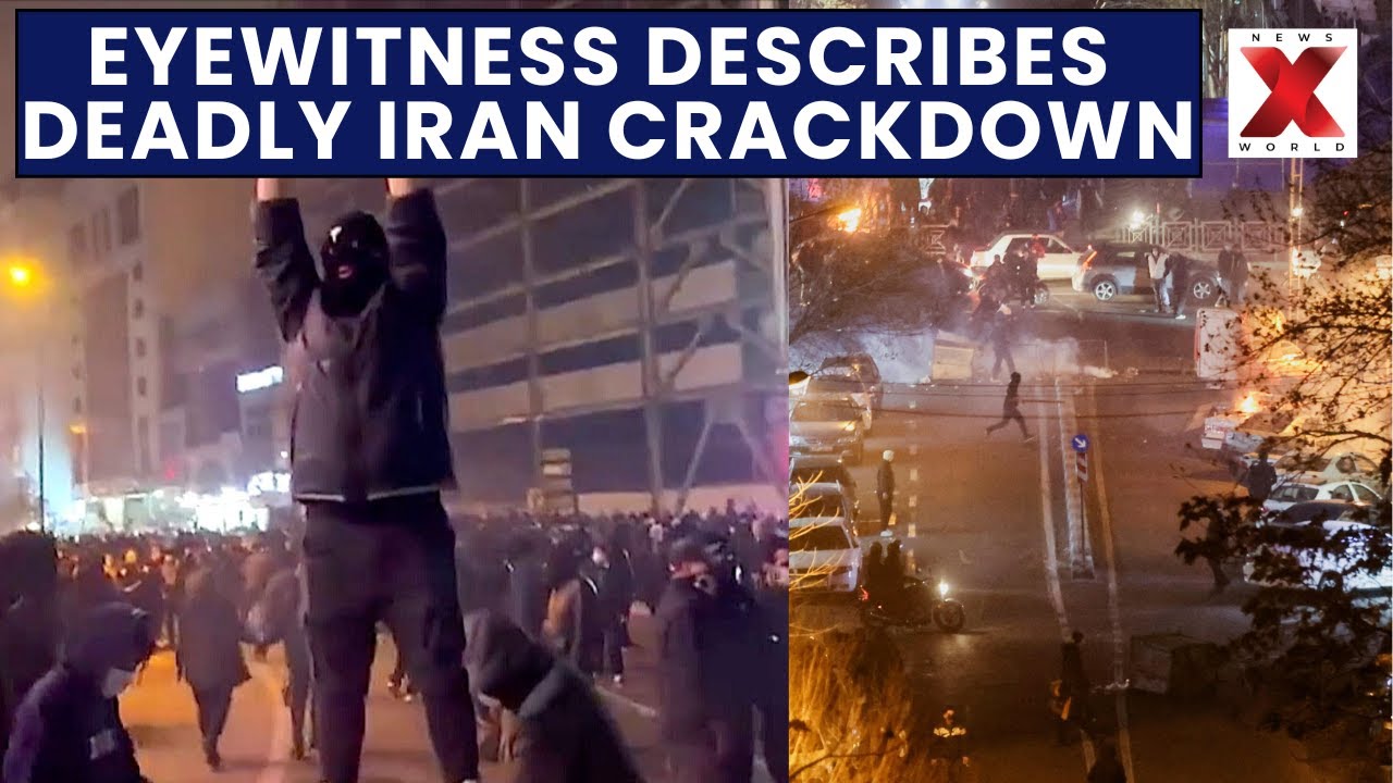 Tehran Bloodbath Eyewitness Recounts Brutal Iran Protest Crackdown | NewsX World