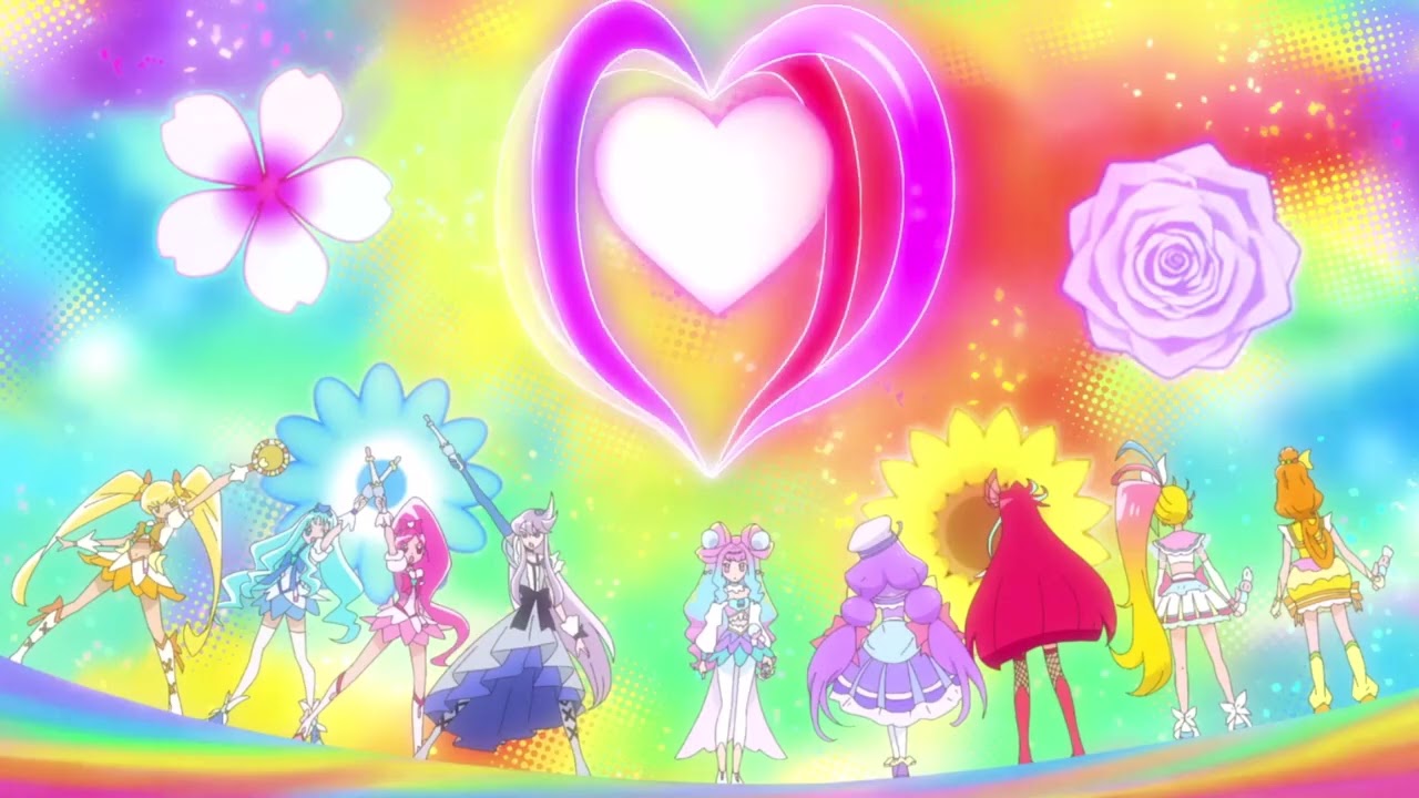 [1080p] Precure Tropical Forte Wave (Tropical Rouge & Heartcatch Attack)