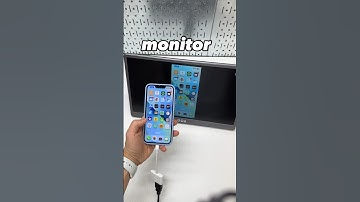 Portable monitor as iPhone external monitor