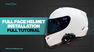 Full Face Helmet Bluetooth Intercom Installation | FreedConn Intercom | FULL TUTORIAL screenshot 1