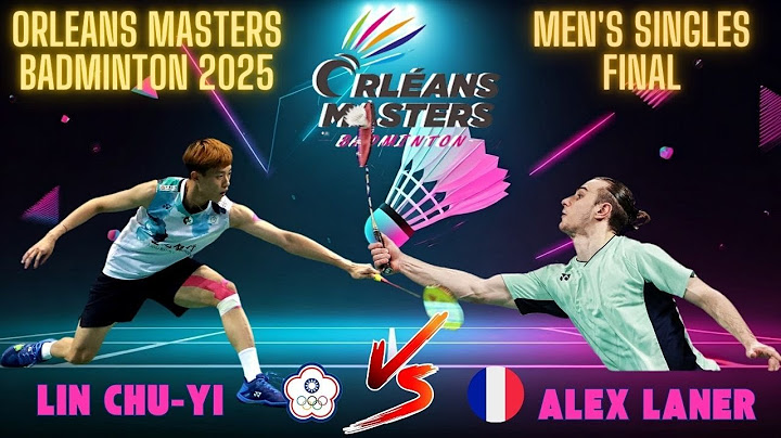 Alex Lanier vs Lin Chu Yi - orleans masters badminton 2025 final