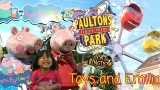 Peppa Pig World Paultons Park Family Theme Park Uk Day Trip With Toys And Emilia 2017 Tour