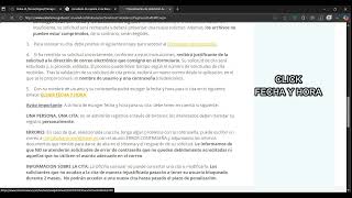 Procedimiento simple para agendar cita de LMD
