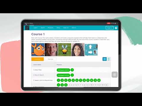 การฝึกเขียนโปรแกรมด้วยเว็บไซต์ Code.org ป.1