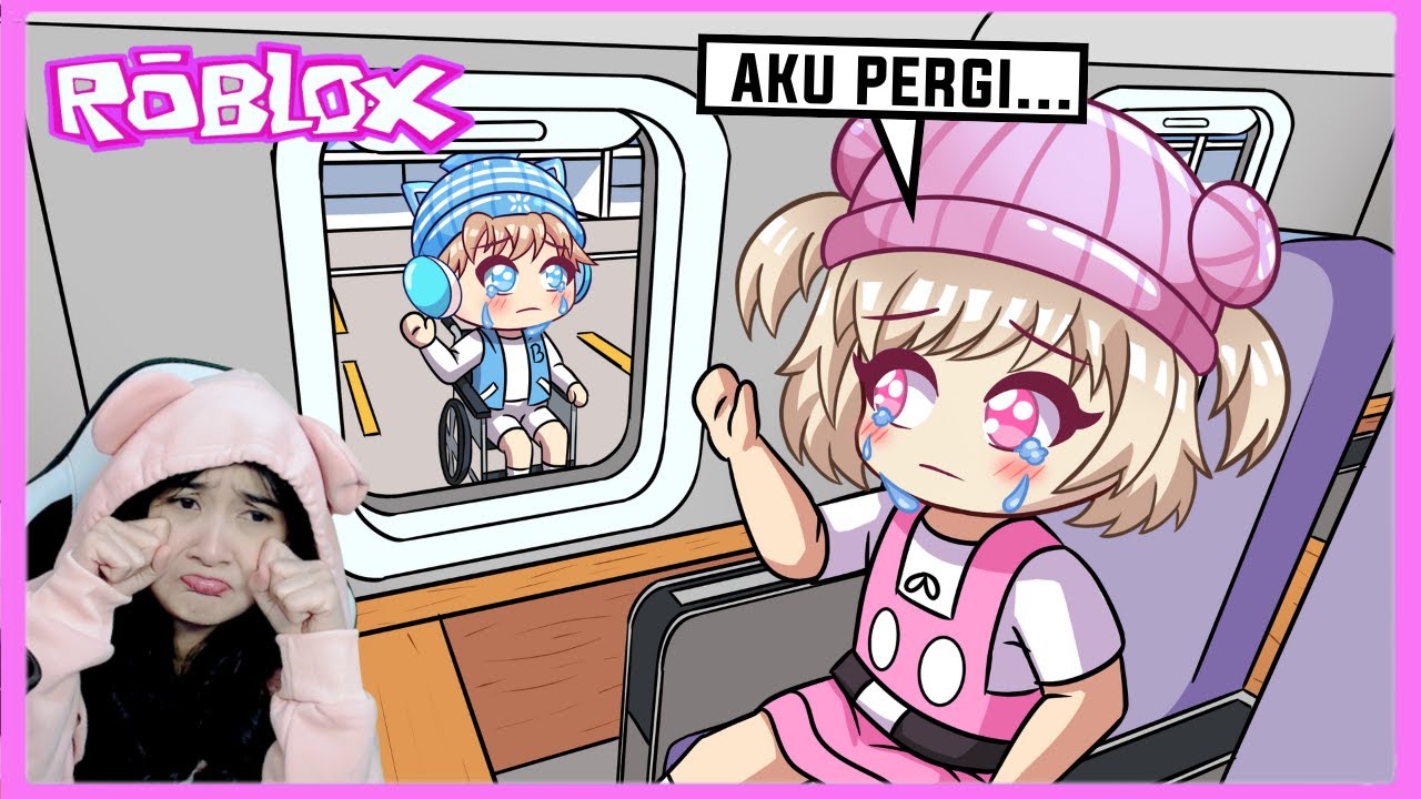 Aku Pergi Naik Pesawat, dan Terpaksa Meninggalkan Abangku di Brookhaven (Roblox) 