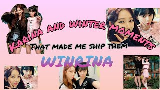 Aespa Karina And Winter Moments Winrina Moments That Made Me Ship Them Part 1