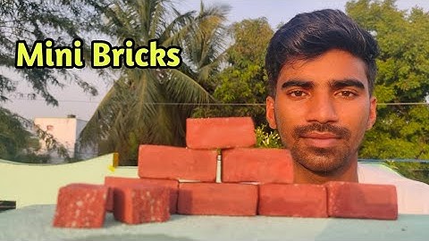 How to make mini bricks by manual method | Mini Bricks
