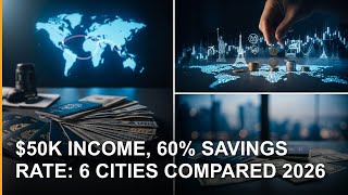 $50K Income, 60% Savings Rate: 6 Cities Compared 2026
