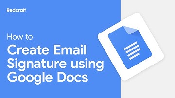 How to Create Email Signature using Google Docs