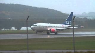 SAS Boeing 737-683 takeoff kjevik screenshot 5