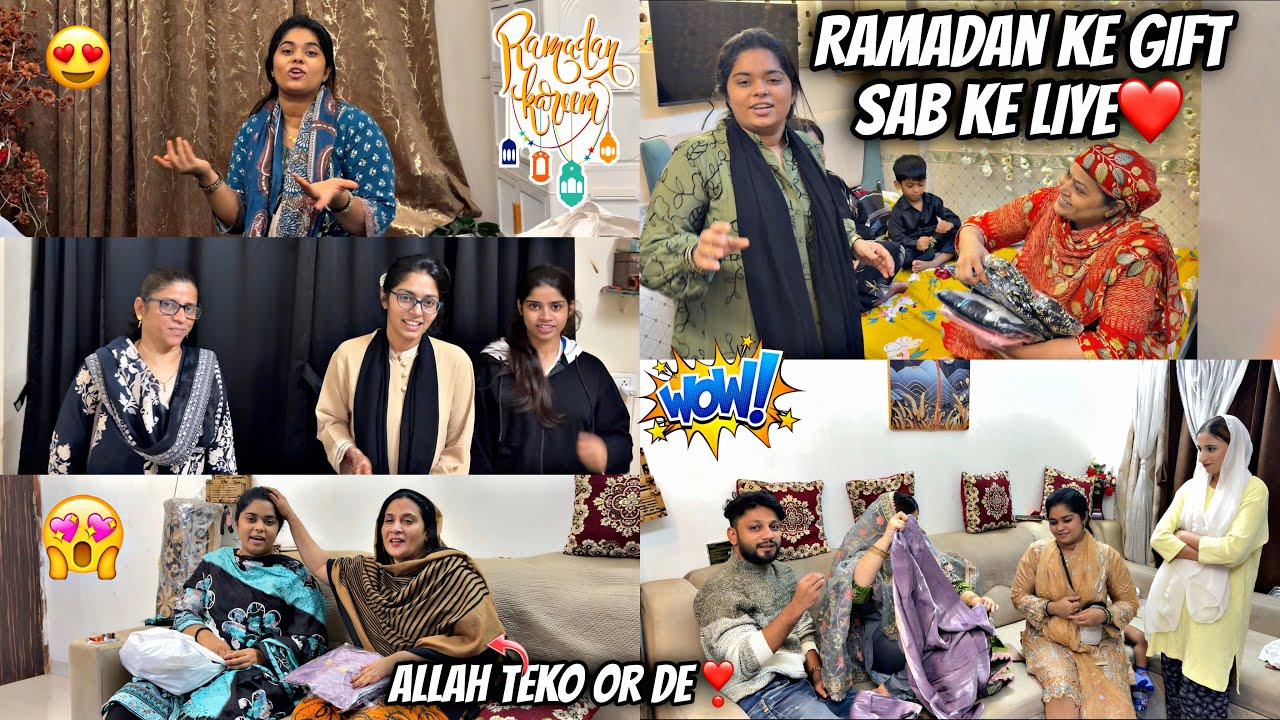 Ramadan ke gift sb ghar walo ke liye❣️|| haifa & qashif vlog 