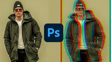 How To Create A Glitch Effect In Photoshop - Split Channel Effect Photoshop