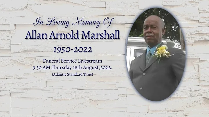 Allan Arnold Marshall Funeral Service Livestream.