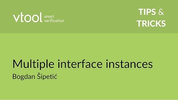 Vtool Tips & Tricks - Multiple Interface Instances by Bogdan Šipetić