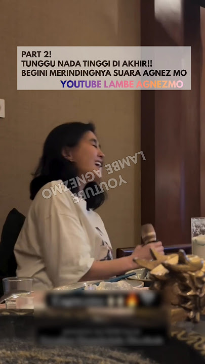 Agnez Mo Keluarkan Jurus Khas Dirinya, Mic 1 Meter Karaoke Tadi Begini #agnezmo