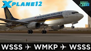 X-PLANE 12 BETA7 | Singapore Airlines | Zibo 737 EA_2.0 | Singapore-Penang X-PLANE 12 BETA7 | Singapore Airlines | Zibo 737 EA_2.0 | Singapore-Penang