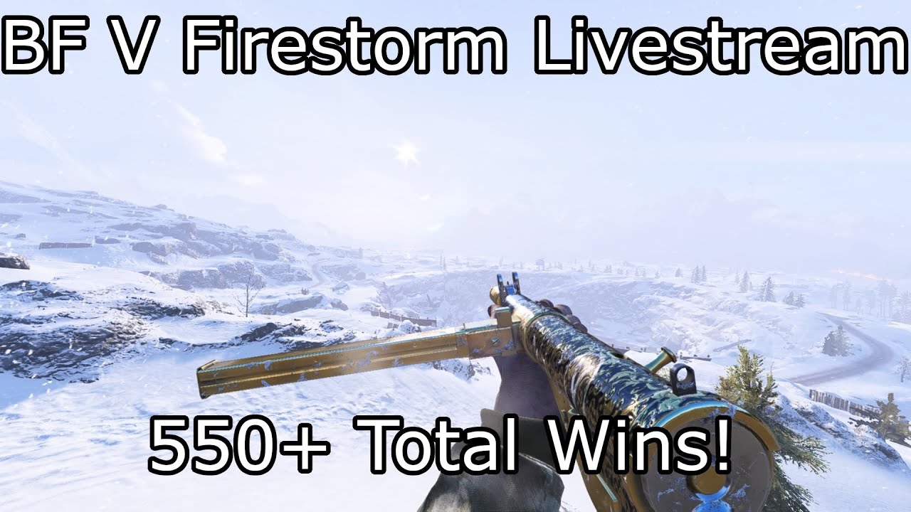 Battlefield V Livestream(PS4). Firestorm with Maxiq, Drft, MattBourdon.