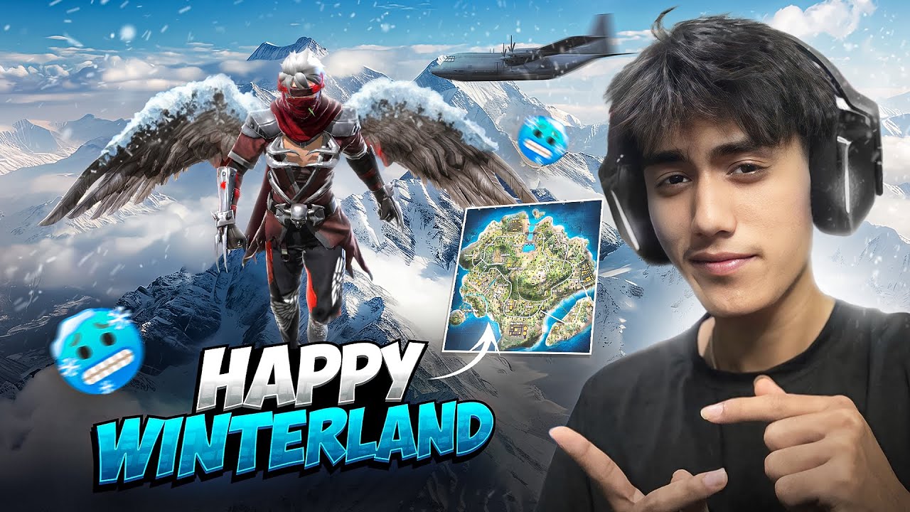 Happy Winterland in Freefire❄️🥶New Booyah Pass Unlocked🔓🔥 Zerox FF