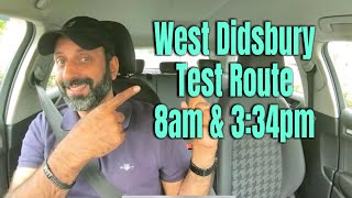 New West Didsbury 8am Route | West Didsbury Mock Test | Advanced Driving Tuition