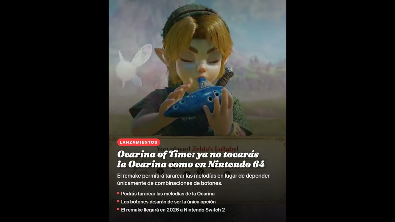 Ocarina of Time: ya no tocarás la Ocarina como en Nintendo 64